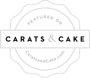 carats & cake badge