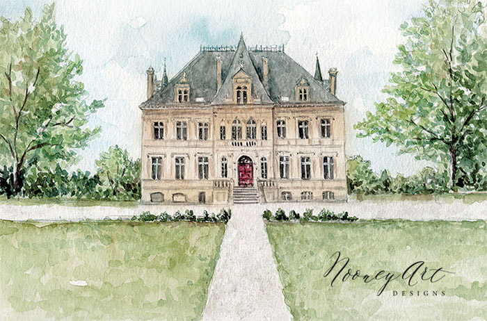 Chateau de la Valouse ©NooneyArt Designs