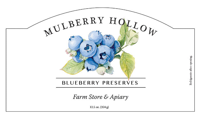 Mulberry Hollow Blueberry Preserves